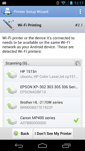 PrintHand Mobile Print Screenshots