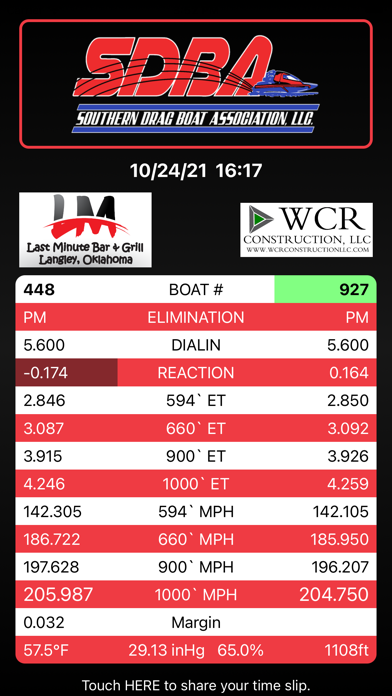 SDBA Slips Screenshots