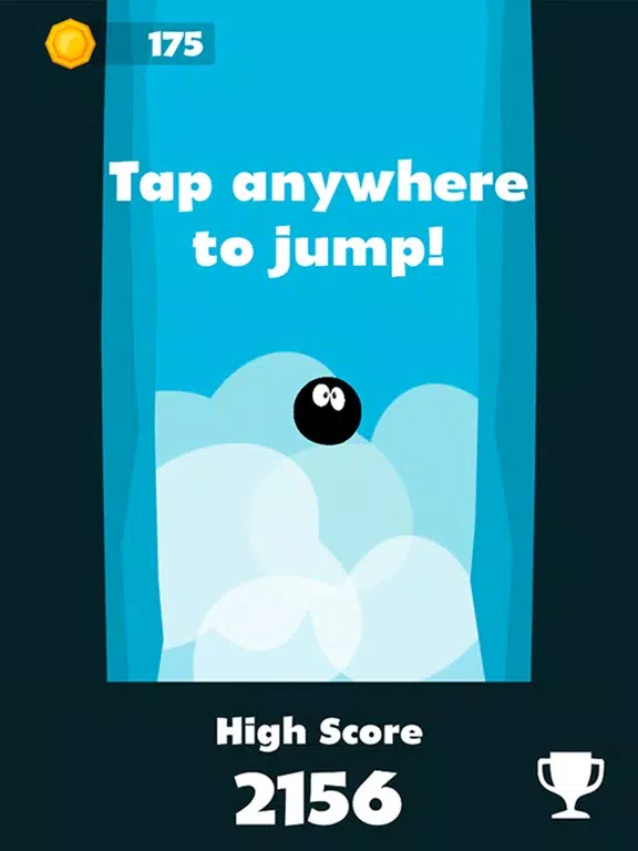 Tangkapan layar Flop Ball Jump iPad 