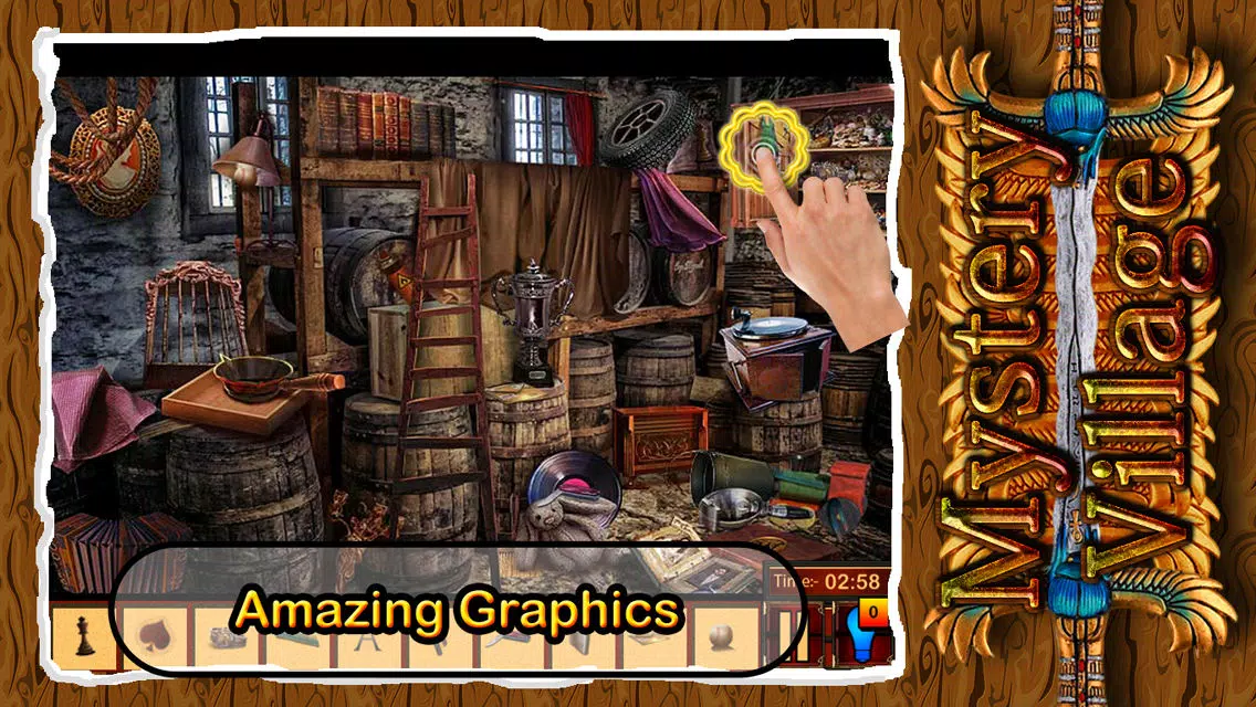 Mystery Village : City,Dark Night,Room,Jungle,Animal,Beach and Garden Hidden Objects Game Ekran Görüntüleri