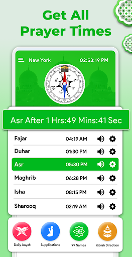 Prayer Times: Qibla Finder Screenshots