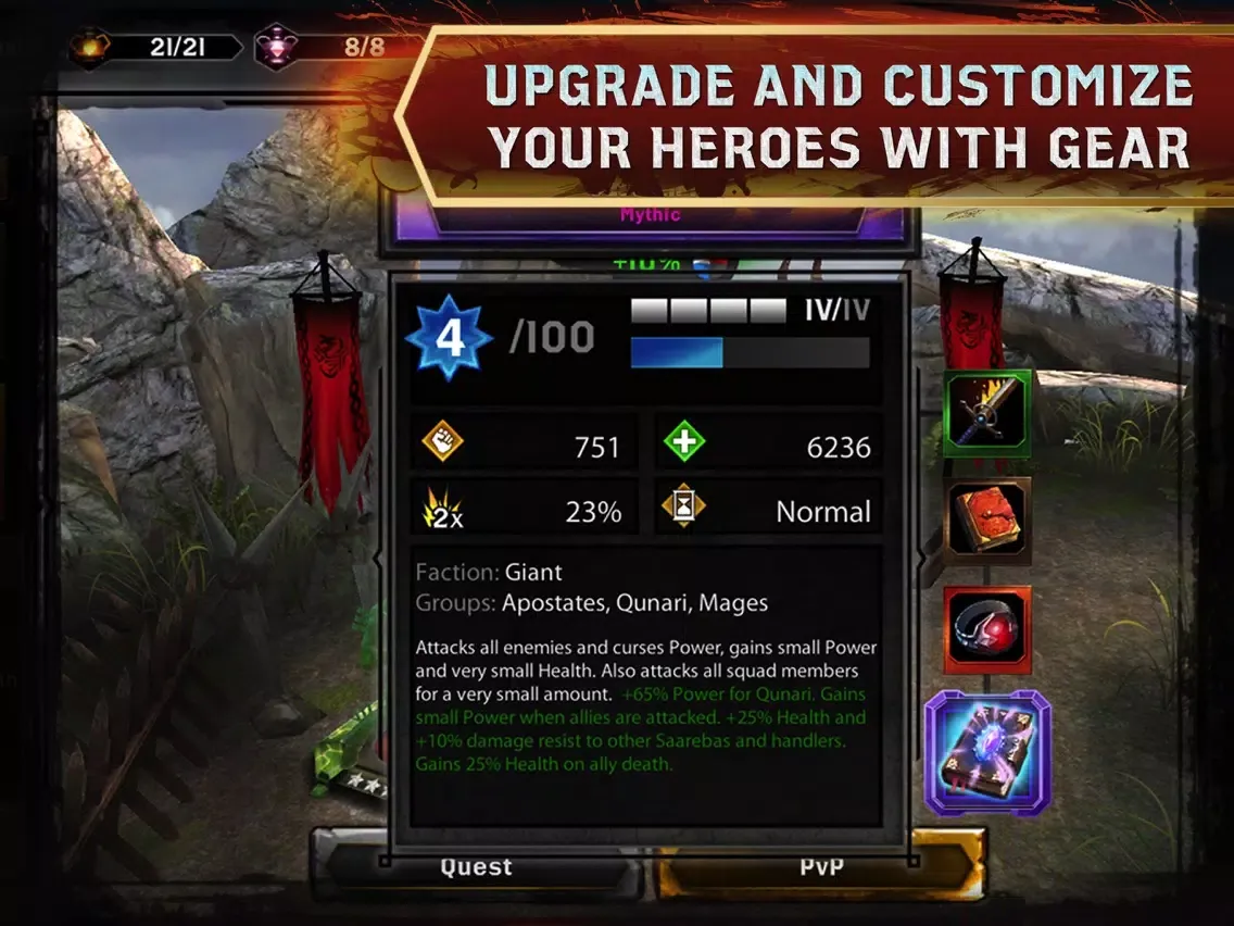 Captures d'écran de Heroes of Dragon Age iPad 