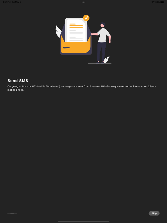 Sparrow sms iPad Screenshots