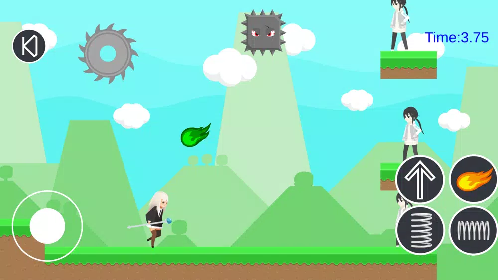 Zrzuty ekranu Wizard Speedrun:Side-Scroller