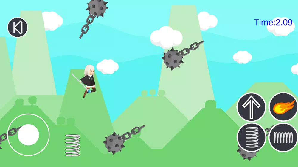Zrzuty ekranu Wizard Speedrun:Side-Scroller