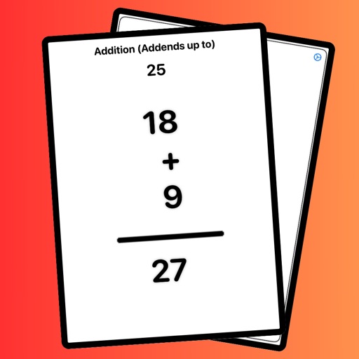 Math Practice Flash Cards