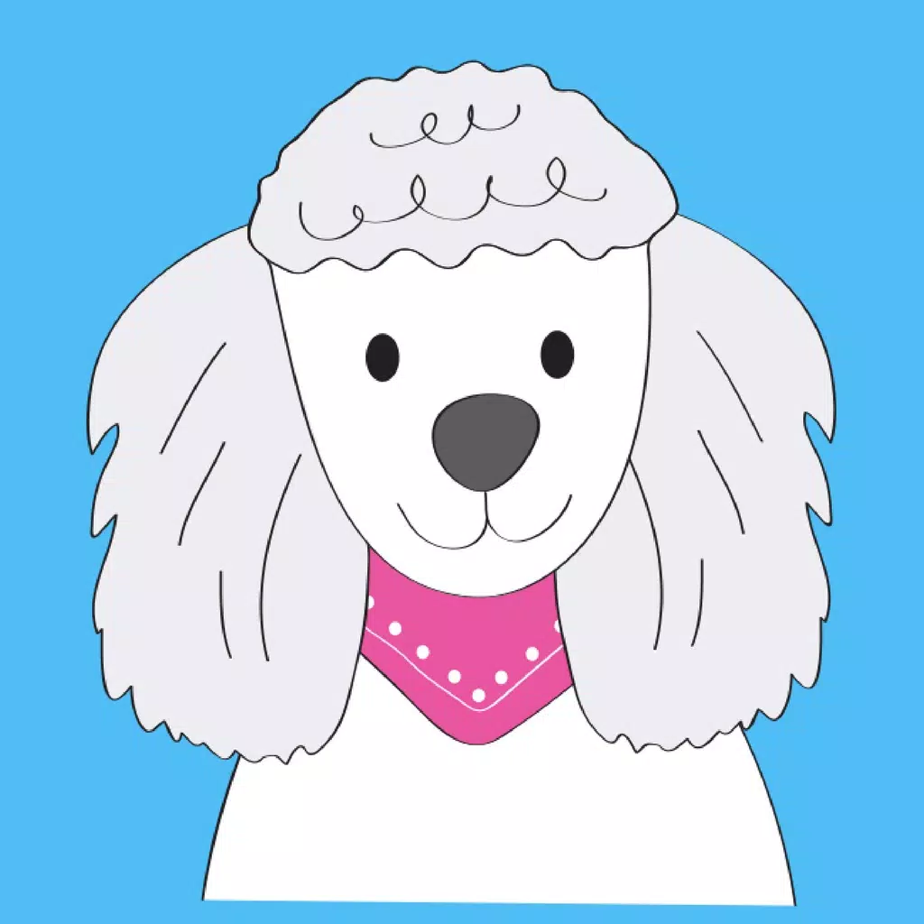 Poodle Fun Emoji Stickers