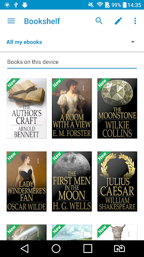 Ebook Reader Screenshots