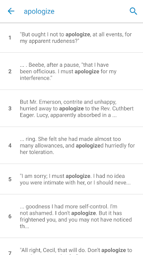 Ebook Reader Screenshots
