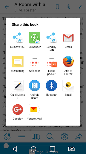 Ebook Reader Screenshots
