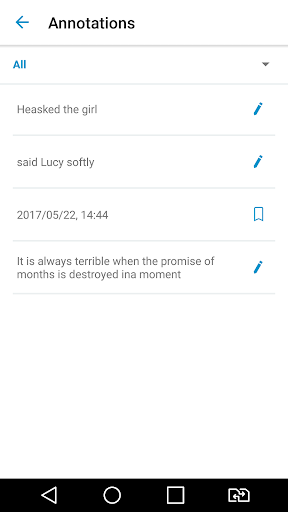 Ebook Reader Screenshots
