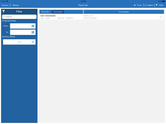 SCC Inspection iPad Screenshots
