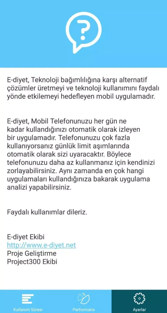 e-Diyet Teknoloji Diyeti Screenshots