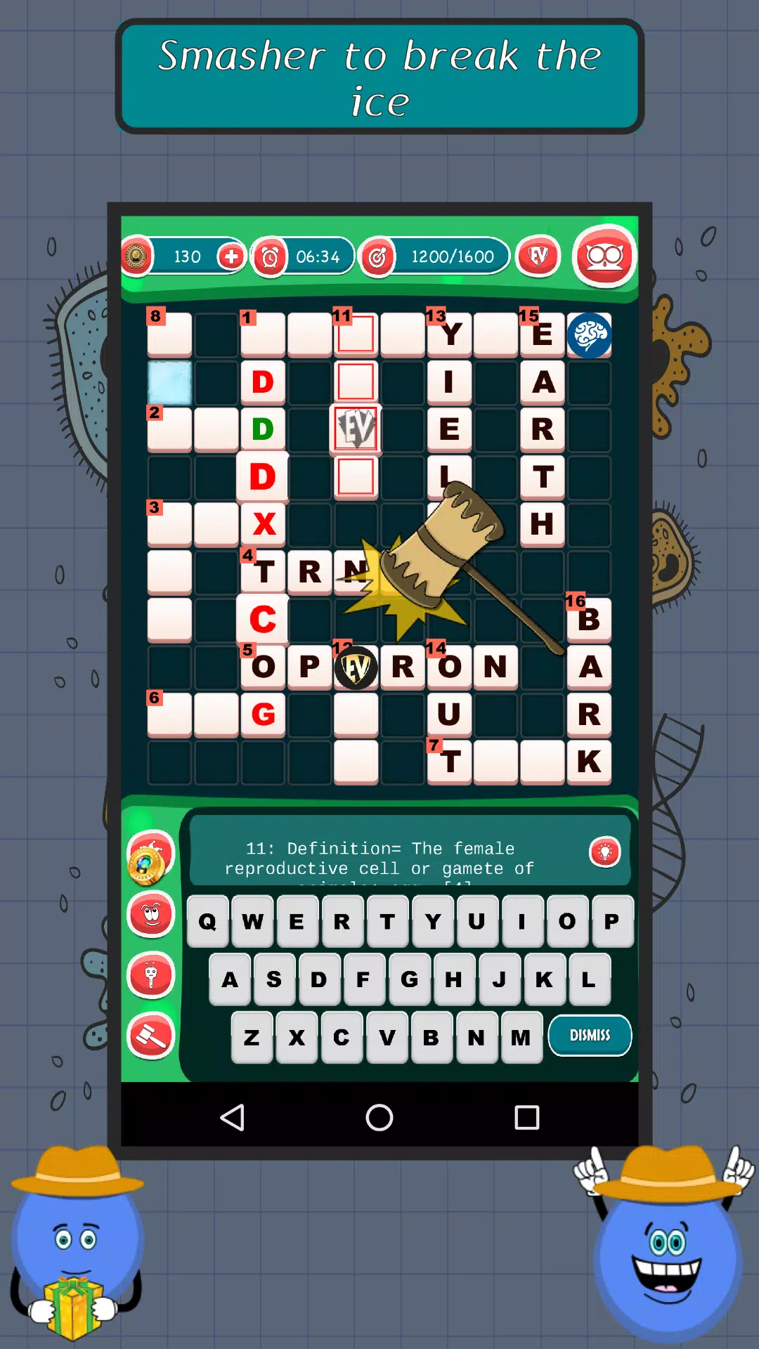 Biology Crossword Puzzle Screenshots