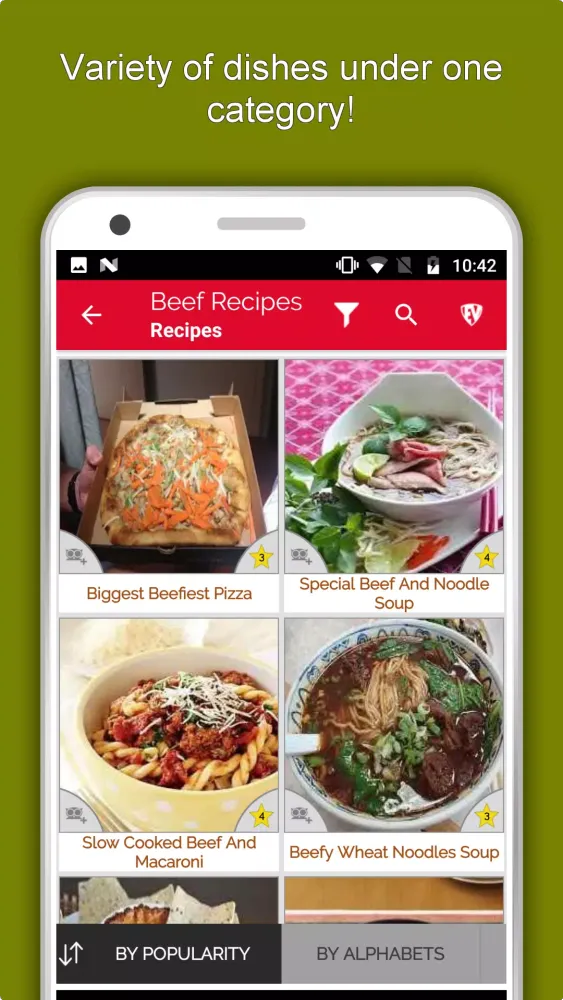All Beef Recipes Offline Book Screenshots