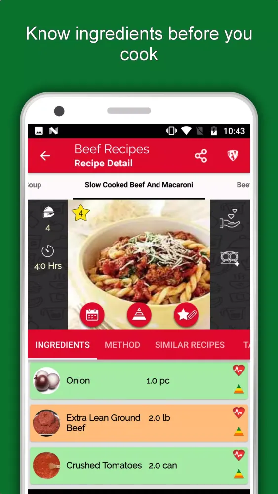 All Beef Recipes Offline Book Screenshots