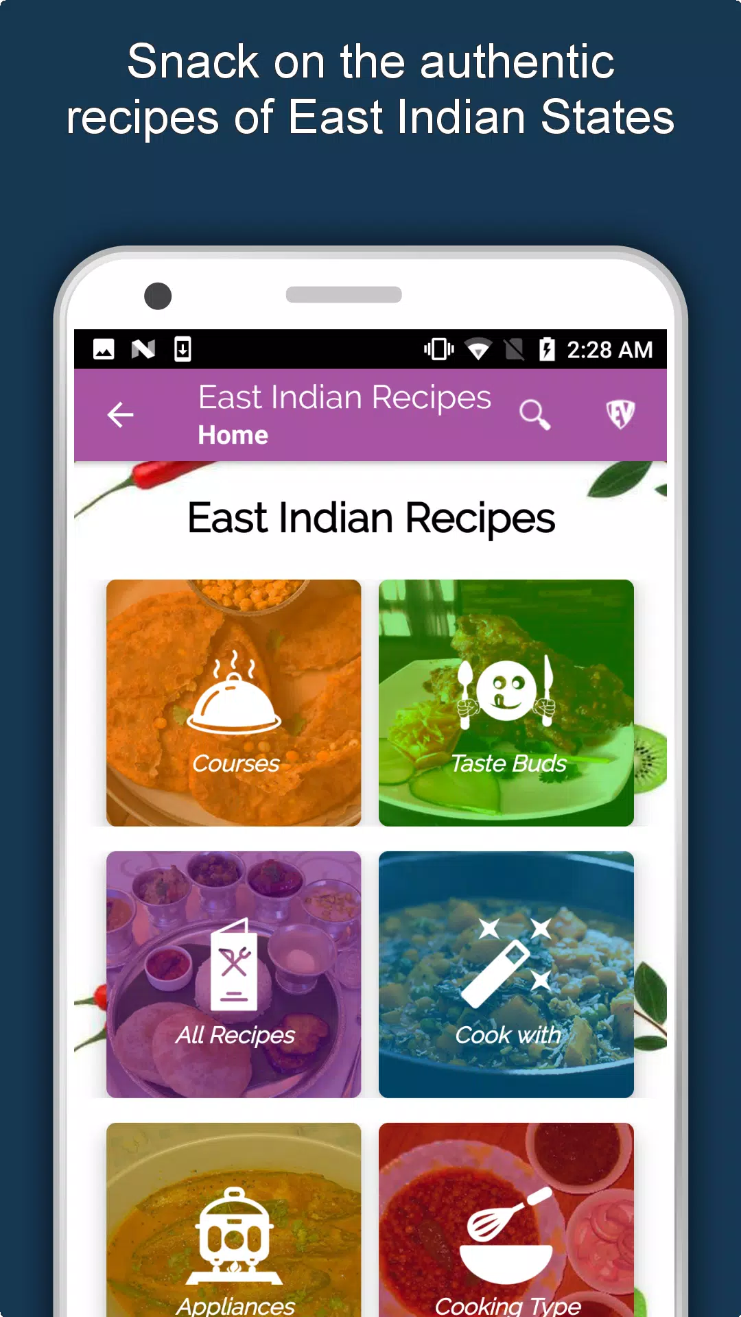 East Indian Food Recipes Book Screenshots