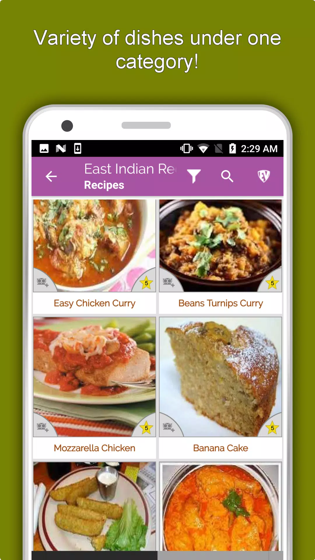 East Indian Food Recipes Book Screenshots