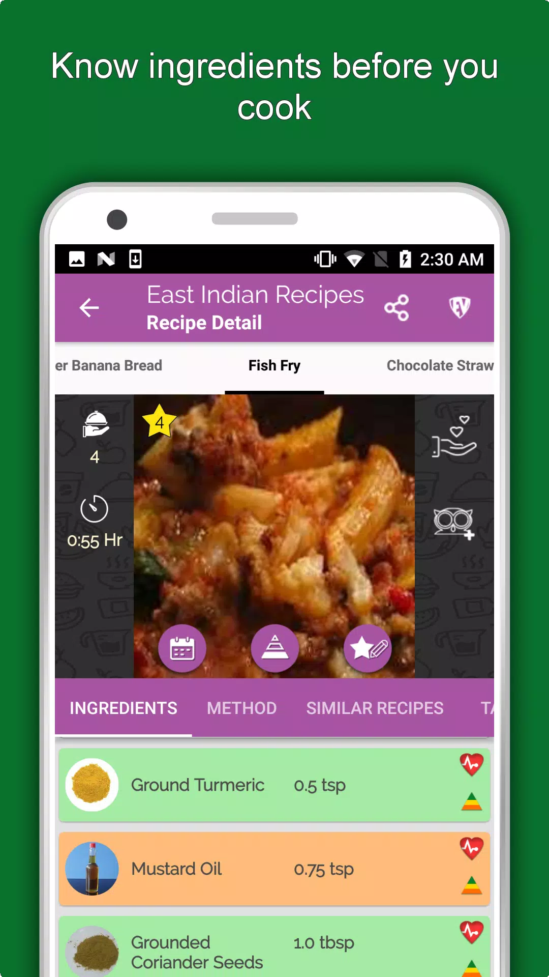 East Indian Food Recipes Book Screenshots