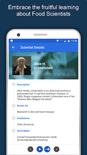 Food Science & Nutrition App Screenshots