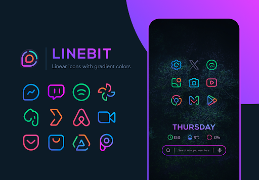 Linebit Icon Pack Screenshots