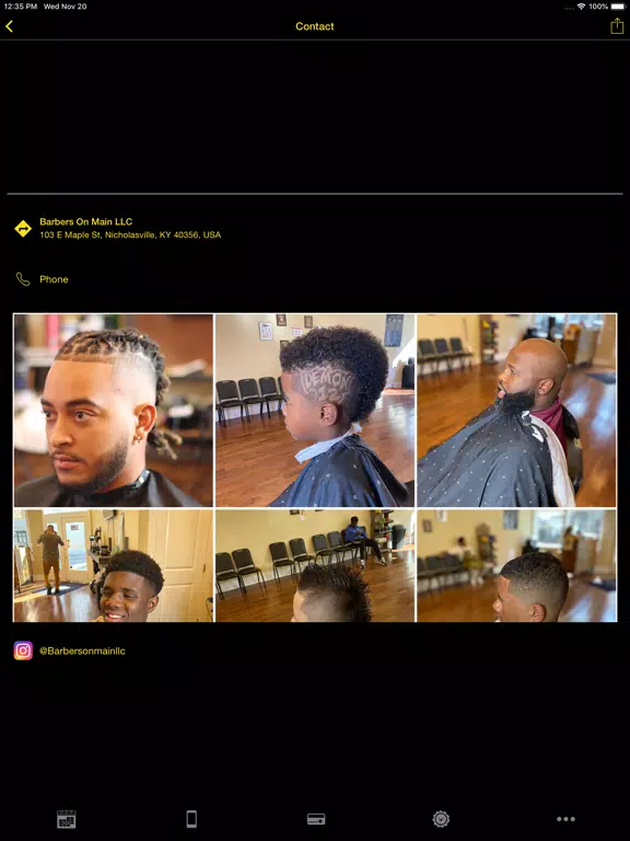 Barbers on Main iPad Screenshots