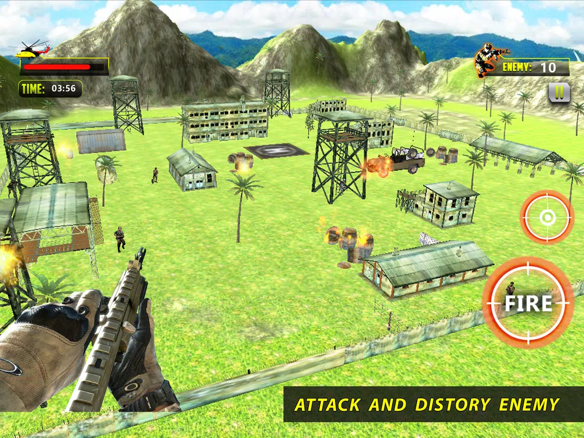 Helicopter Shooter : Warship Battle Attact 3D iPad Screenshots