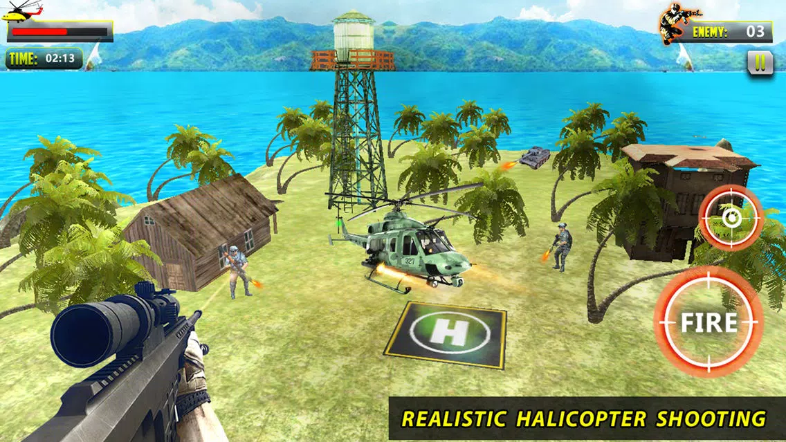 Helicopter Shooter : Warship Battle Attact 3D Screenshots