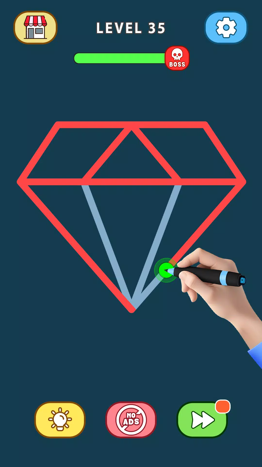 Draw Line Puzzle Game スクリーンショット