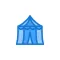 Blue Carnival Stickers