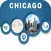 Chicago IL USA City Offline Map Navigation