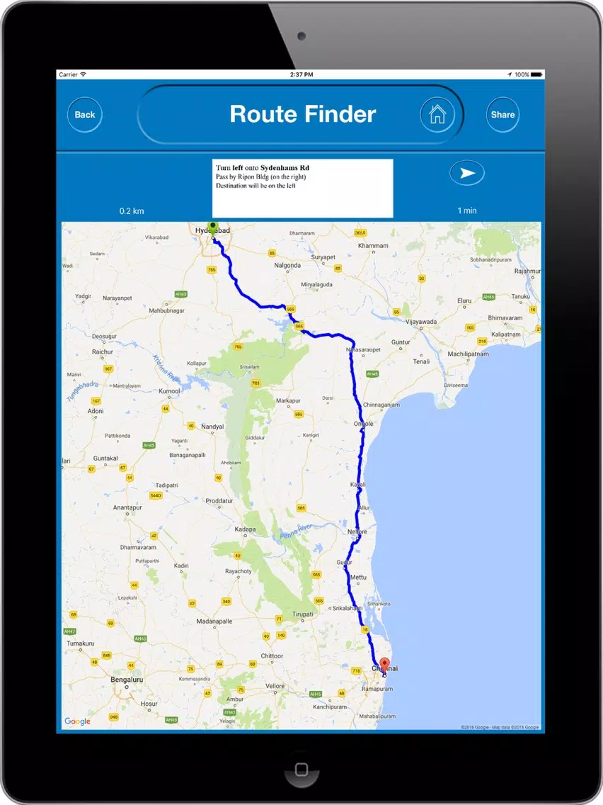 صور Routes - Turn by Turn Driving Directions iPad