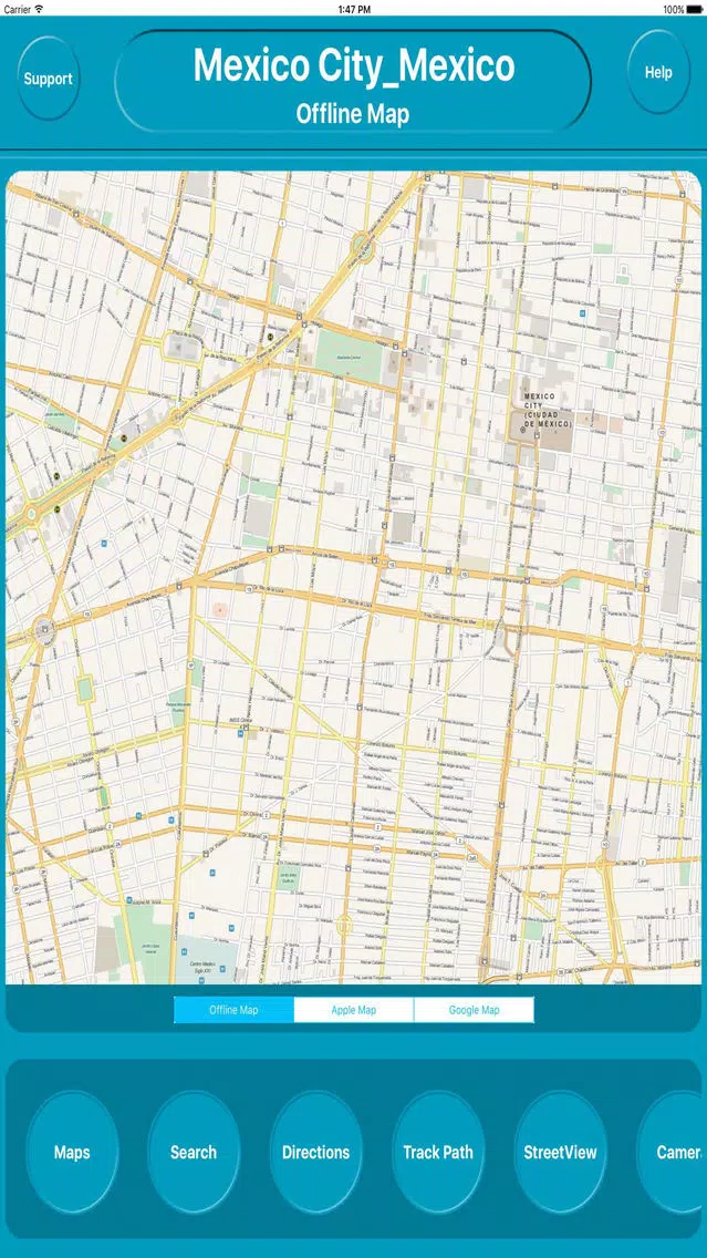 Mexico City Mexico Offline City Maps Navigation Screenshots