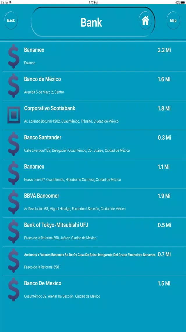 Mexico City Mexico Offline City Maps Navigation Screenshots