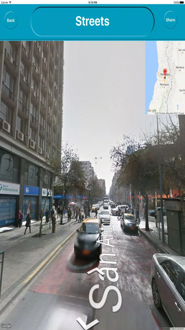 Santiago Chile Offline City Maps with Navigation Screenshots
