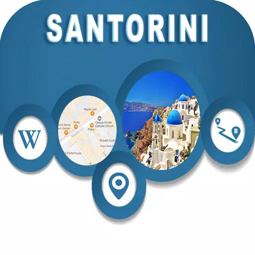 Santorini Islands Greece Offline City Maps Santorini Islands Greece Offline City Maps