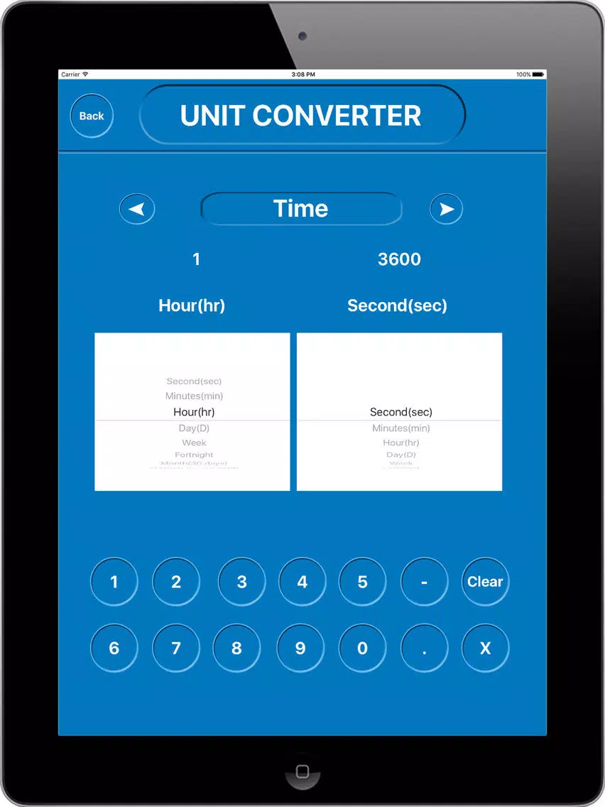 Unit to Unit Converter iPad Screenshots