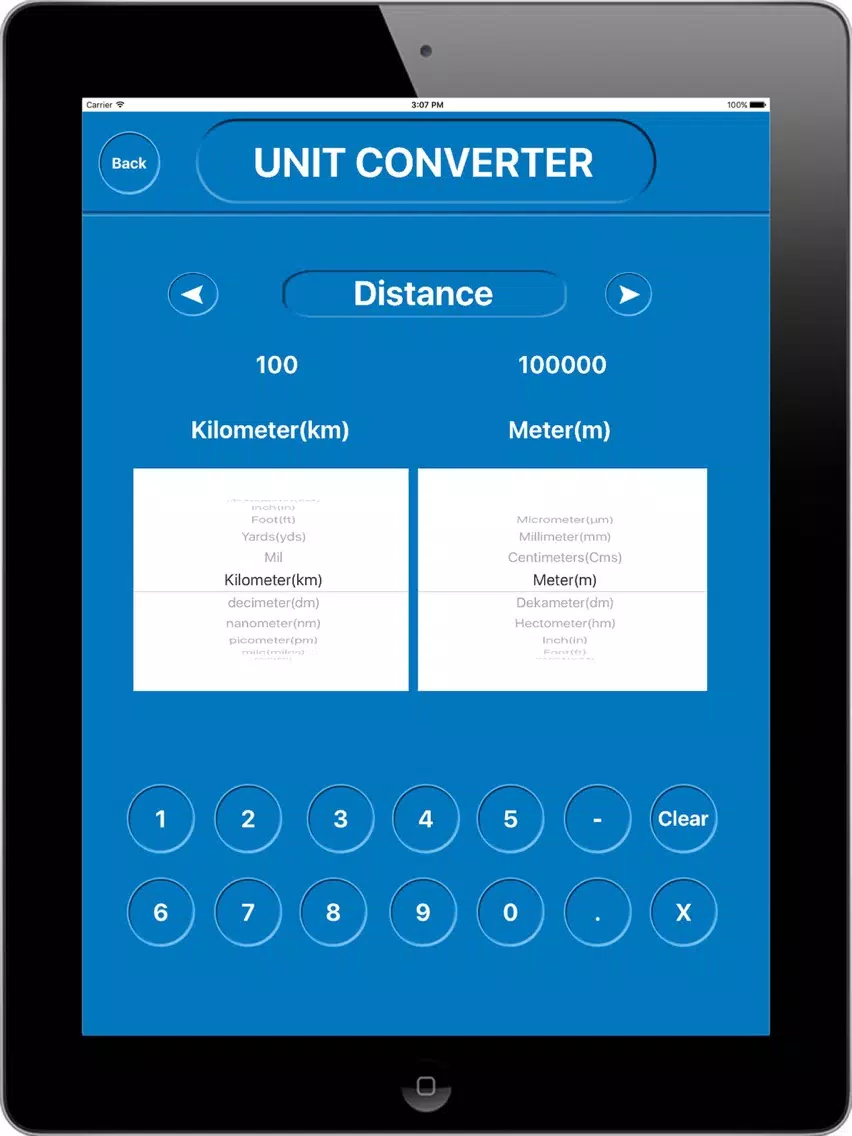 Unit to Unit Converter iPad Screenshots