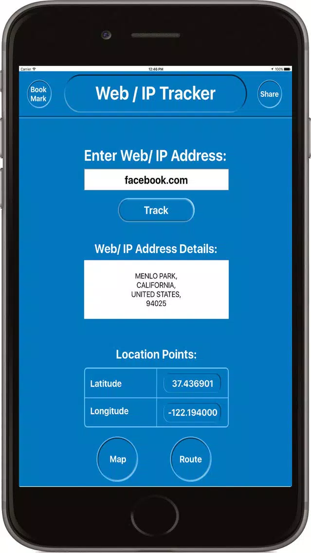 IP Address Tracker Screenshots