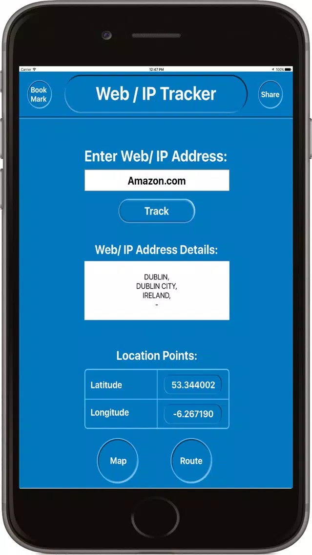 IP Address Tracker Screenshots