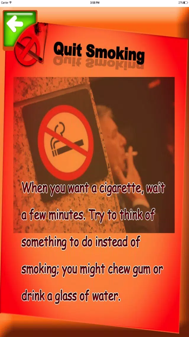 Smoking Risk Calculator Screenshots