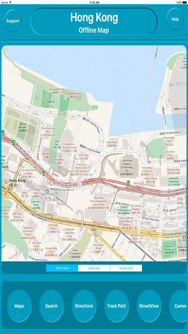 Hong Kong Offline City Maps Navigation Screenshots