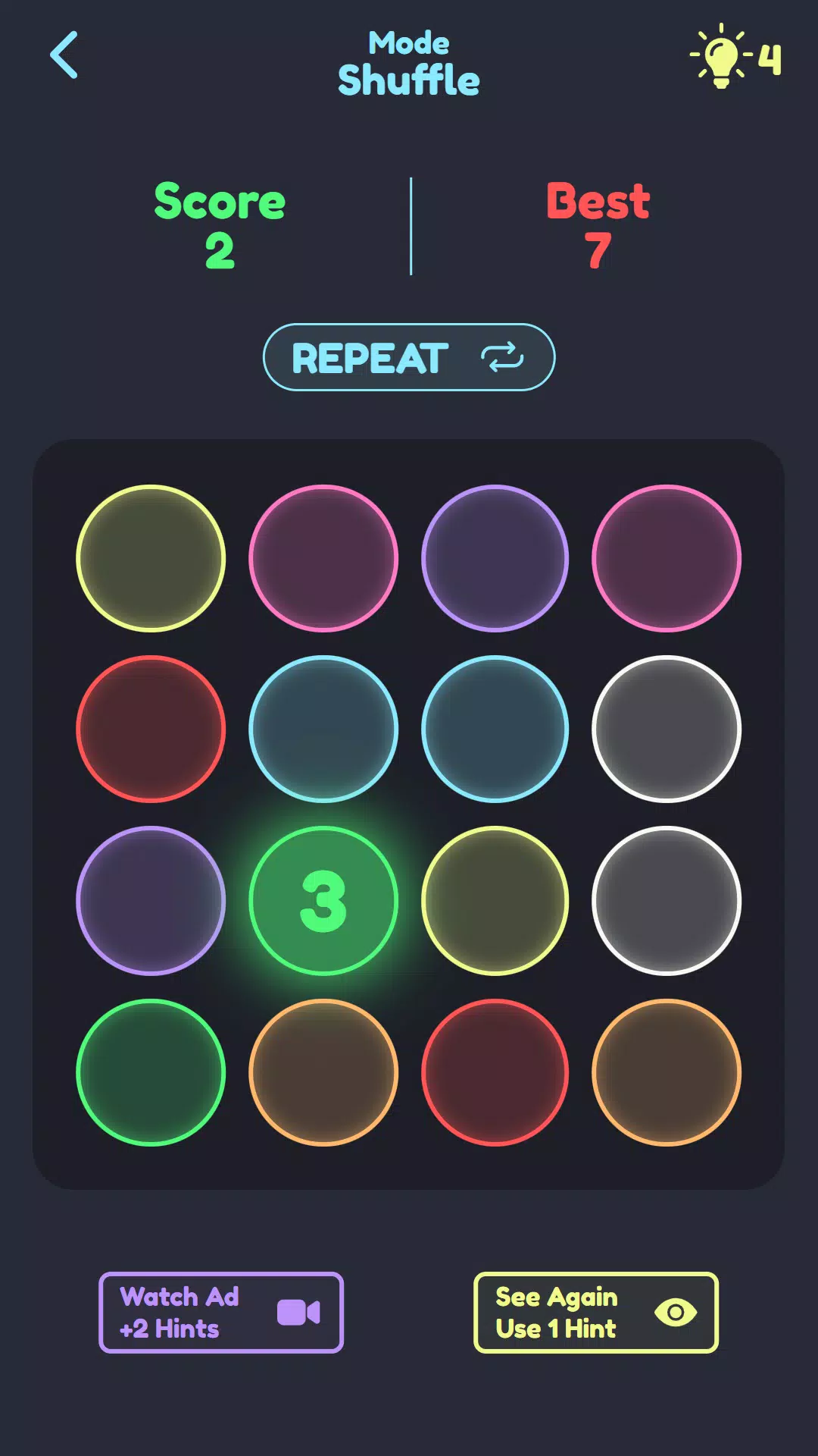 Bulbs - A game of lights Screenshots