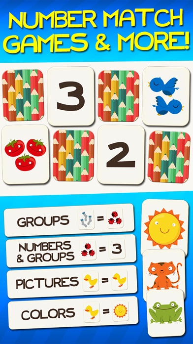 Number Games Match Fun Educational Games for Kids Screenshots