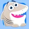 Nice Shark! Good Kitty Cat and Penguin Too! Emoji