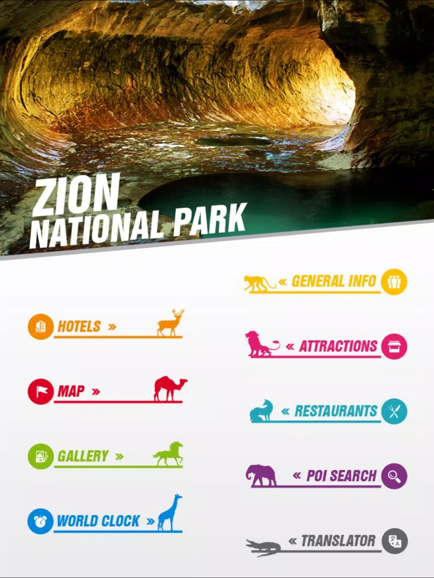 Zion National Park Tour iPad Screenshots