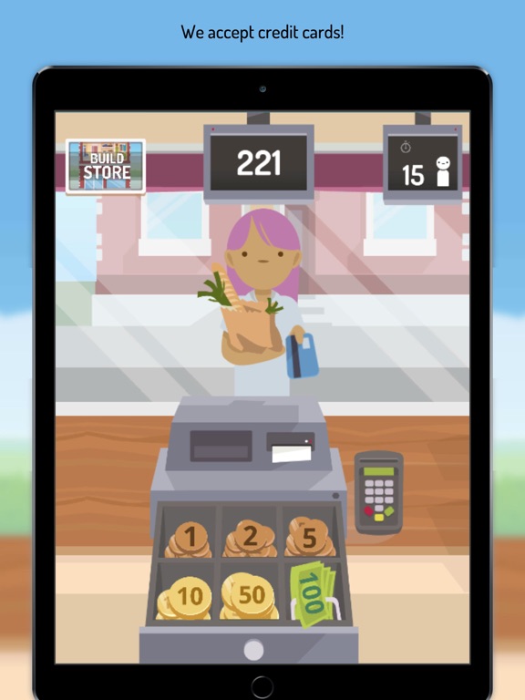 Cashier Simulator iPad Screenshots