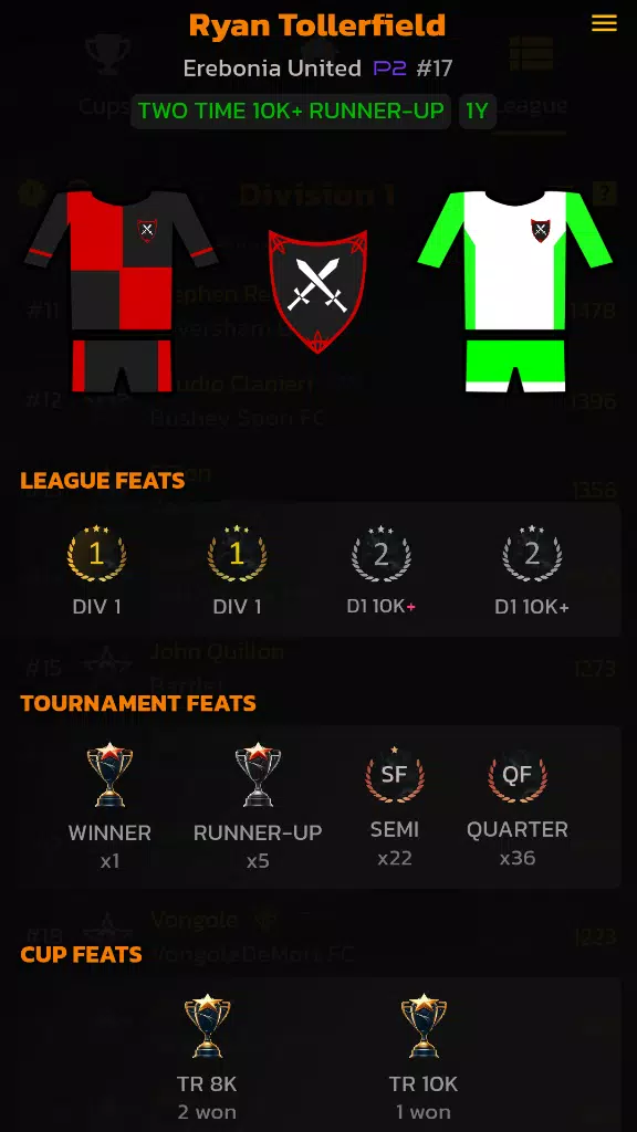 Sidelines Screenshots