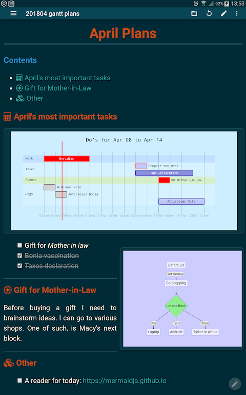 ภาพหน้าจอของ Epsilon Notes