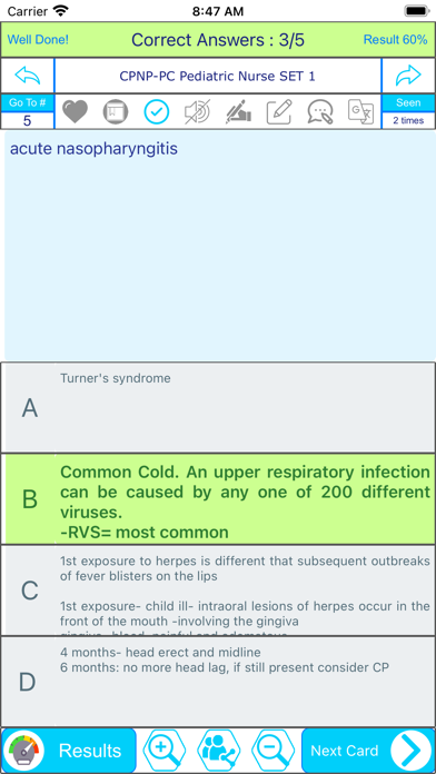 CPNP PC Pediatric Nursing Exam Screenshots
